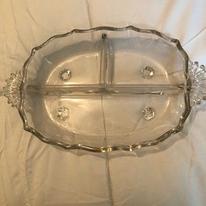 Crystal Divided Tray